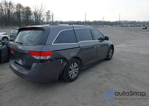 2014 Honda Odyssey Ex from USA, damaged, VIN 5FNRL5H43EB130141